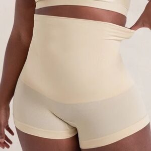 Shapermint Boyshort High-Waisted Shaper Sz M Chai
